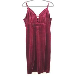 Haute Monde Velvet Cocktail Dress Bodycon Size XL